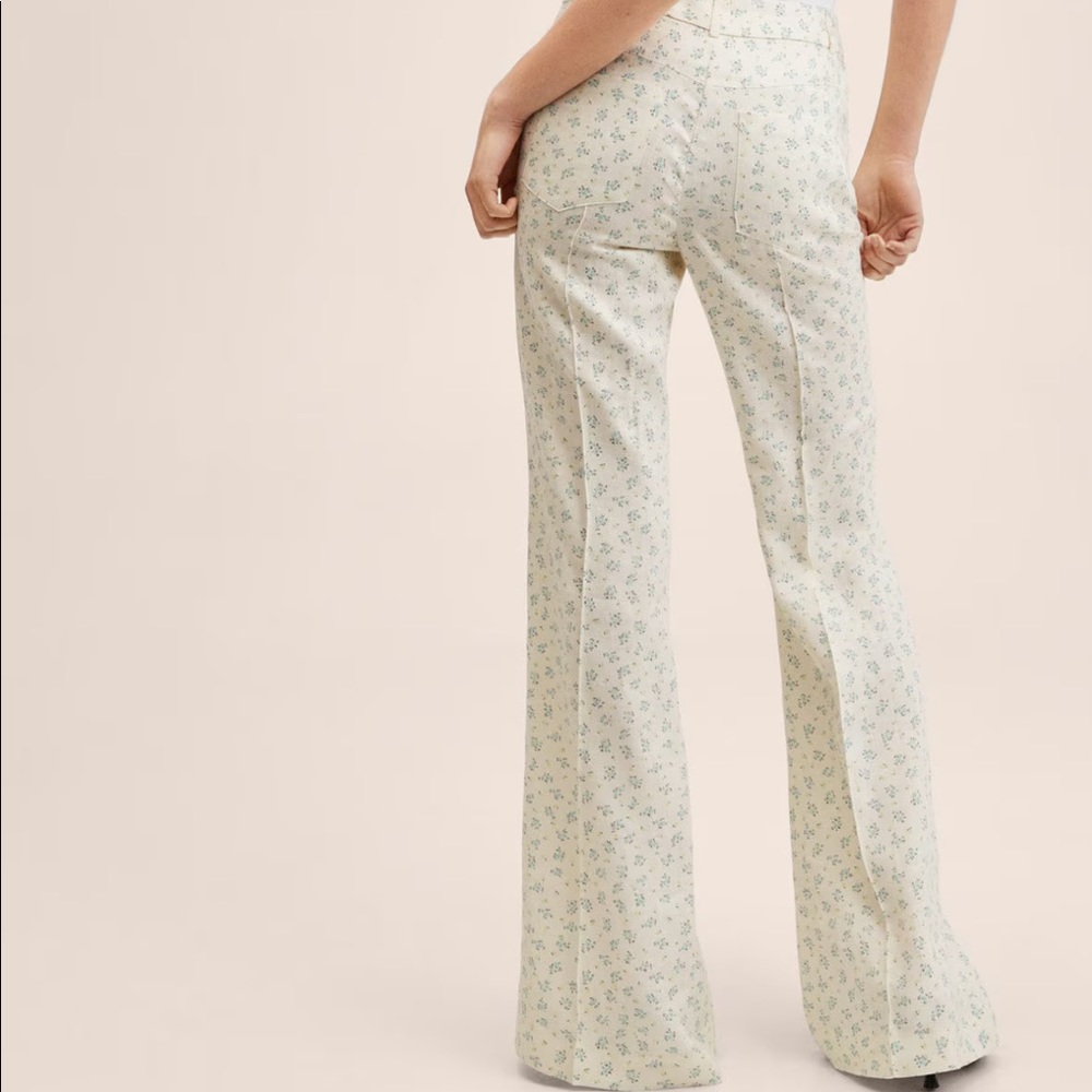 100% Linen Suit Trouser from Mango